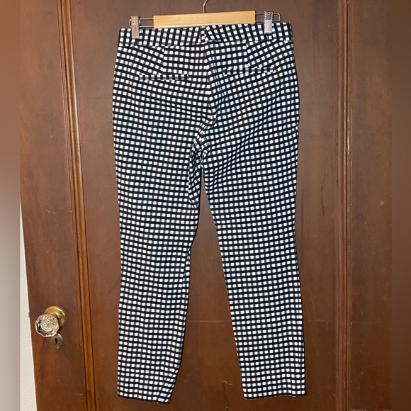 Banana Republic Black and White Checkered Leggings - Picture 1 of 2